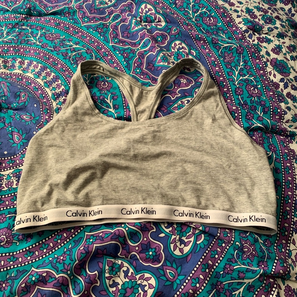 Gray Calvin Klein Bralette